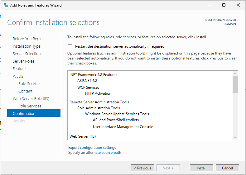 Adım 4: Confirm Installation